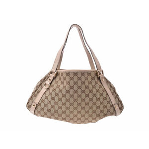Gucci Pelham shoulder bag signature GG canvas leather Pink